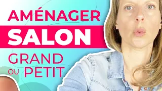 Comment bien aménager son salon grand ou petit