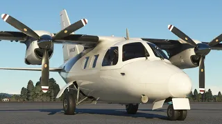 First look at the Inibuilds Mitsubishi MU2 "Local Legend" in Microsoft Flight Simulator