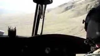 CH-47D Chinook Jumpseat View from Afghanistan