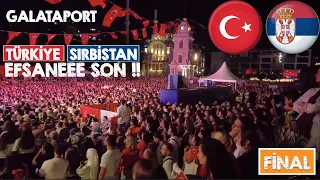 TURKEY SERBIA FINAL - EUROPEAN CHAMPION Türkiye - OVERCrowd AT GALATAPORT GORGEOUS END