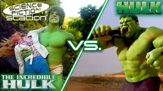 The Incredible Hulk vs. Hulk: Side By Side Battle | Science Fiction Station