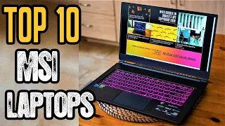 TOP 10 NEW MSI Gaming Laptops 2024!