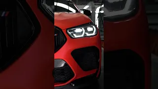 X6 M COMPETITION BMW EN ROJO MATE FULL WRAP