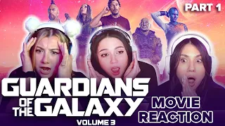 FIRST TIME WATCHING Guardians of the Galaxy Vol. 3 - Part 1