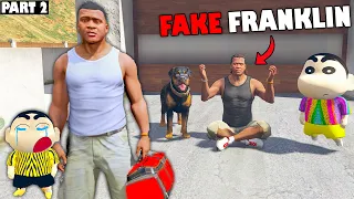 GTA 5 :😭 Fake Franklin Cheat Shinchan & Franklin in GTA 5 (PART 2) ! AMAAN-T (GTA 5 Mods)