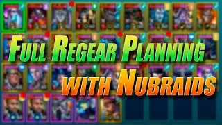 Full Account Regear Planning with @NubRaids | Account Management | Raid Shadow Legends