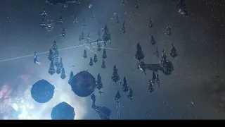 😱 EVE Online  - Capital ships jump at the gate! 🛑