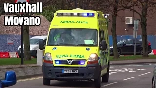 Ambulance siren - x2 Bristol EMS Ambulances responding