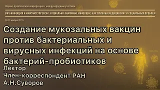 Создание мукозальных вакцин против бактериальных и вирусных инфекций на основе бактерий-пробиотиков