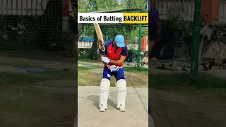 Cricket Batting Basics: BACKLIFT | More Power and Control in Shots ✅ #shorts #cricket #youtubeshorts