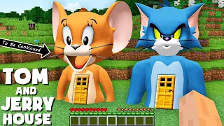 CHOOSE only ONE GIANT TOM and JERRY HOUSE in Minecraft ! GAMEPLAY Movie - Real Scary Tom vs Jerry