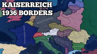 Kaiserreich with 1936 borders - HOI4 Kaiserredux Timelapse