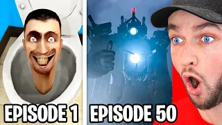 Skibidi Toilet ALL EPISODES Reaction! (NEW SEASON)