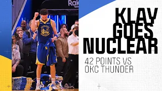 Klay Thompson erupts for 42 points in Warriors’ win over Thunder | NBC Sports Bay Area