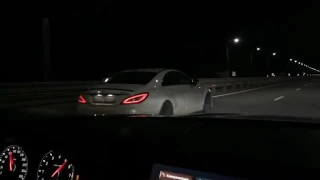 Cls63 stage 2 vs m5 f10 stock (без кат)