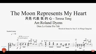 The Moon Represents My Heart - 月亮 代表 我 的 心 - Teresa Teng - Guitar Tabs