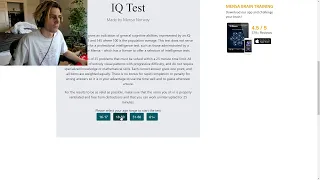 xQc takes an IQ TEST