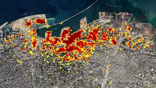 NASA Maps Damage of the Beirut Explosion from Space
