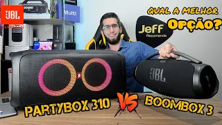 JBL PARTYBOX 310 Vs JBL BOOMBOX 3: Qual caixa de som Comprar? (Comparativo)