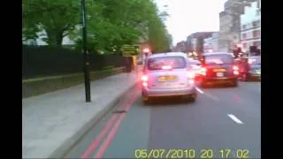 Road Rage Motorcycle Near Miss