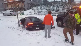 When Idiots Drive Supercars - Winter Edition Fails