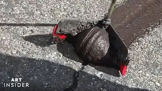 How Cracks In Asphalt Are Filled | Art Insider