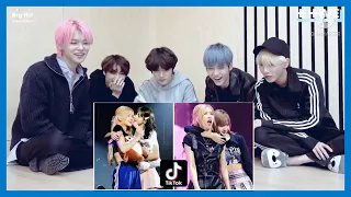 TXT Reaction To Blackpink Chaelisa Moments [fanmade]