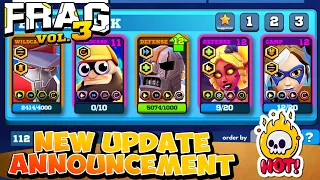 FRAG Pro Shooter Vol.3 - New Fragger, New Update Announcement😎Gameplay🔥(iOS,Android)