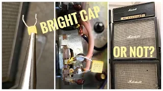 This is how the Bright Cap Influences the Tone of Your Marshall Super Lead!