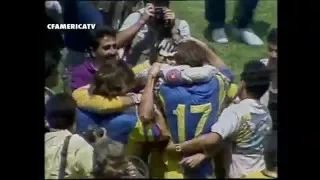 Final partido de vuelta América 2-2  Cruz Azul 1988-1989