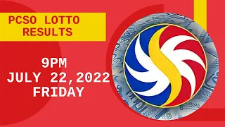 PCSO LOTTO RESULTS || 9PM JULY 22,2022 FRIDAY