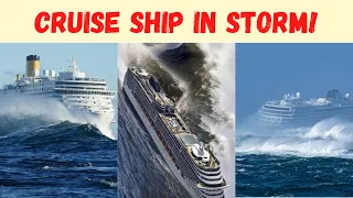 Passenger Cruise Ship Liner 12 Point Storm - Rocking Back And Forth!