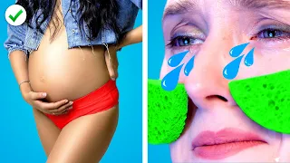 TOP PREGNANCY HACKS! 11 Funny Pregnancy Situations & Cool DIY Ideas by Crafty Panda