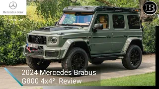 2024 Mercedes Benz Brabus G800 4x4² Review | Luxurious G-Class #g800 #brabus #brabus800