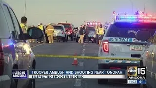 DPS trooper ambushed, shot by suspect in Tonopah