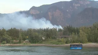 Scars of Eagle Creek Fire clear from Columbia River