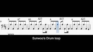 Does your mother know-mammamia(DRUM LOOP,BASS SCORE, NO BASS)