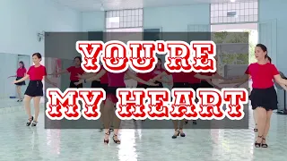 You're My Heart Line Dance l Bài Hướng Dẫn Dưới Video