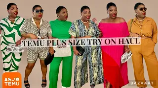 Huge Plus Size Temu Try-on haul #fashion #temuhaul #plussizefashion