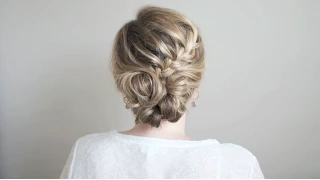 How To: Half Braided Updo with The Small Things Blog