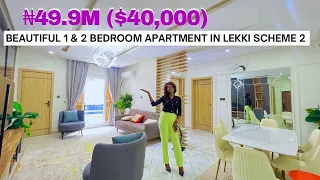 Inside a Beautiful (₦38M & ₦49.9M) 1 and 2 Bedroom Luxury Apartment in Abraham Adesanya Ajah Lagos
