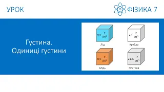 Фізика 7. Урок - Густина. Одиниці густини. Презентація для 7 класу