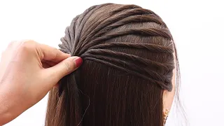 4 unique hairstyle for girls | hairstyle for everyday | open hair hairstyle | hairstyle for outing