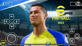 eFootball™ 2023 PPSSPP Android Offline New Faces & Menu HD Latest Tranfers & Best Graphics