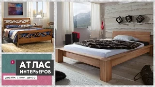 Wooden beds. Ideas. Beautiful furniture