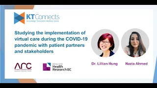 KT Connects  |  Studying the implementation of virtual care with patient partners and stakeholders