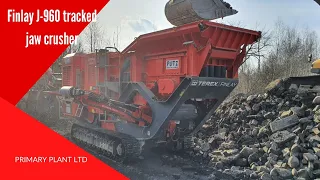 Finlay J-960 tracked jaw crusher (crushing/quarry)