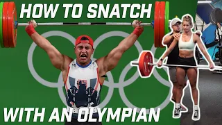 How to Olympic Snatch for the First Time with Olympian Sonny Webster & Felicity Rosina