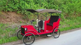 VÉLO CARGO VÉLO TAXI Velomobile tourist Веломобиль