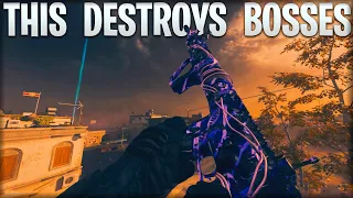 MW3 Zombies - THIS GUN DESTROYS TIER 3 BOSSES! ( FAST BOSS KILLS )